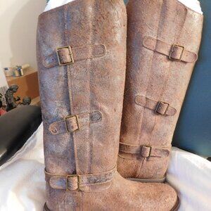 Ladies Brand New Twisted Boots - Coffee Distressed Color - Great Christmas Gift